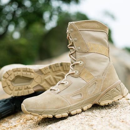 Damen Stiefel Militärstyle Kampfstiefel Schwarz