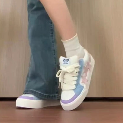 Damen Sneaker Modernes Sternen Design Frauen Schuhe