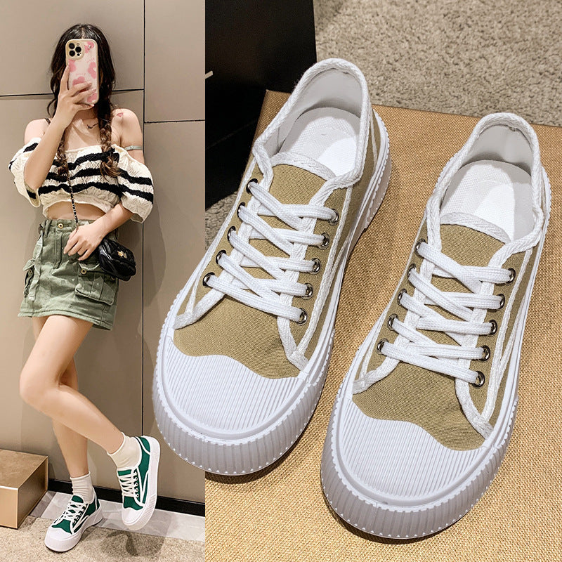 Damen Sneaker Hochhackig Stylisch Modisch
