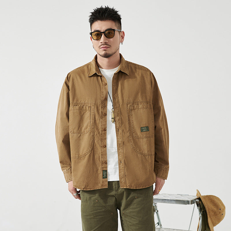 Herren Hemd mit Taschen Funktionsshirt Outdoor