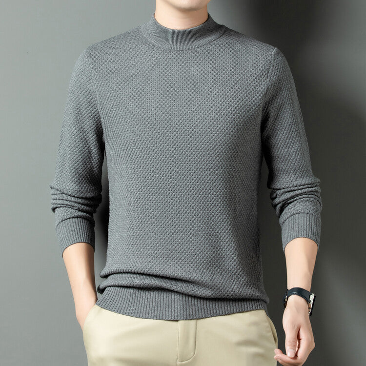 Herren Pullover Modern Strukturiert Elegant