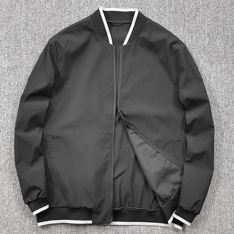 Herren Steppjacke Kontrastkragen Warm Modern Style