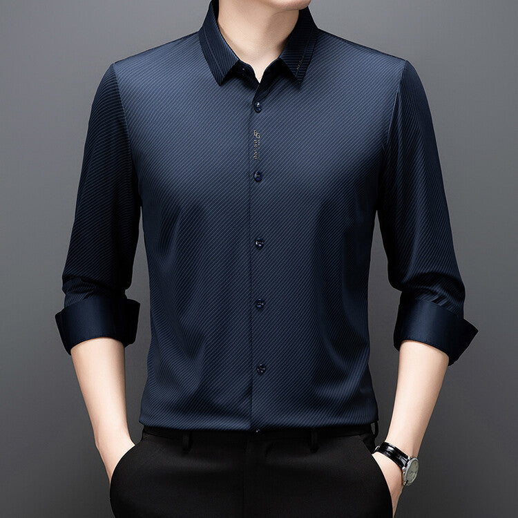 Herren Hemdbluse Atmungsaktiv Elegante Business - BerlinGlamour