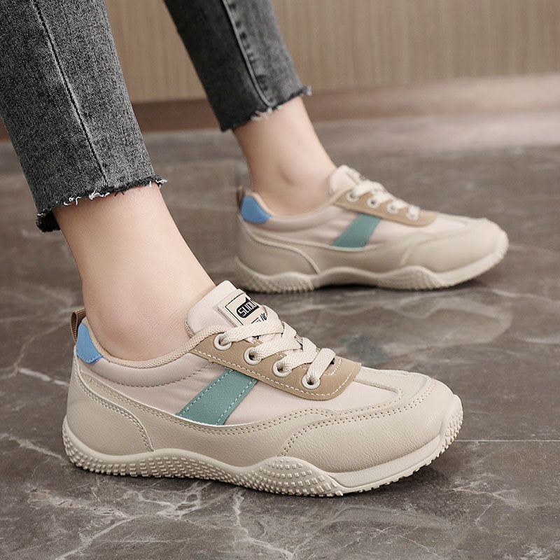 Damen Sneaker Sportlich Bequem Schwarz