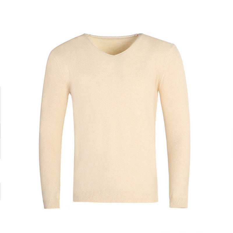 Herren Pullover V-Ausschnitt Klassisch Elegante Qualität