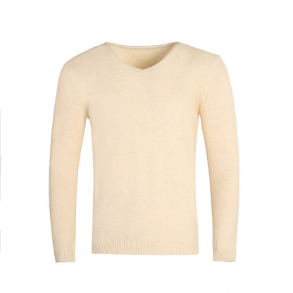 Herren Pullover V-Ausschnitt Klassisch Elegante Qualität