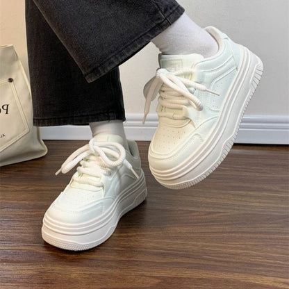 Damen Plateau Sneaker Bequem Ergonomisch Stylish - BerlinGlamour