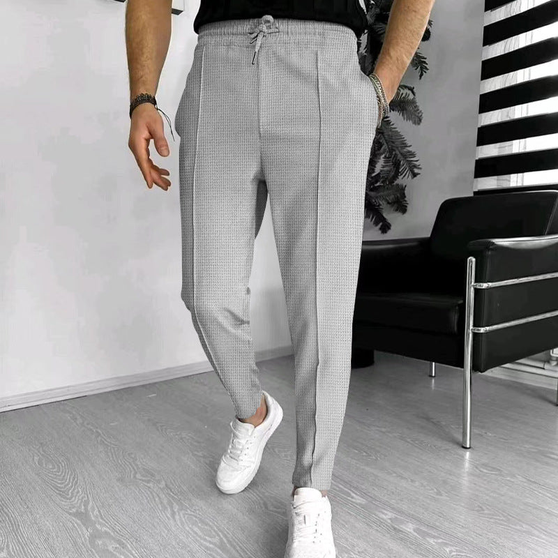 Herren Hose Modern Elastisch Bequem Casual