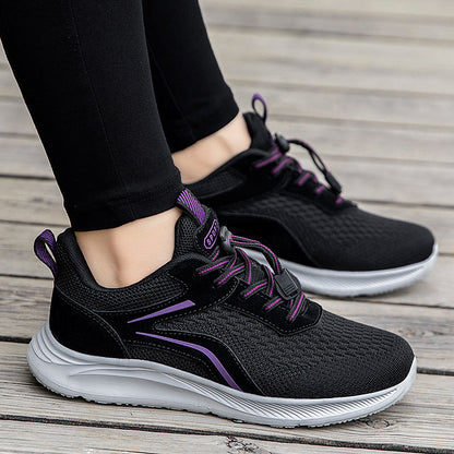 Damen Laufschuhe Leicht Mesh Schnellschnürsystem Sport