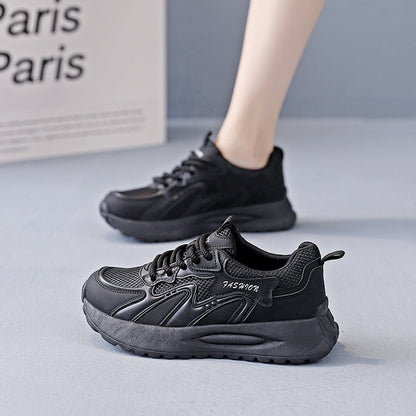 Damen Laufschuhe atmungsaktiv mit Weichsohle und Mesh-Oberfläche