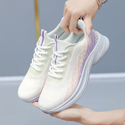 Damen Laufschuhe atmungsaktiv Flexibel Komfort Schwarz