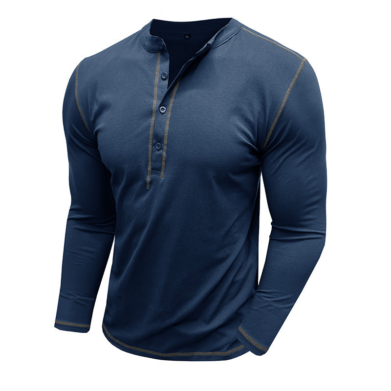 Herren Langarmshirt Atmungsaktiv Elegantes Design