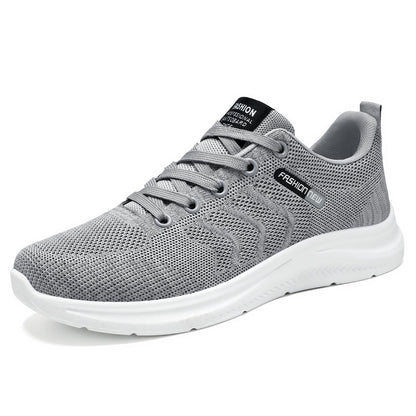 Damen Sneaker Atmungsaktiv Komfort Mesh Weißen