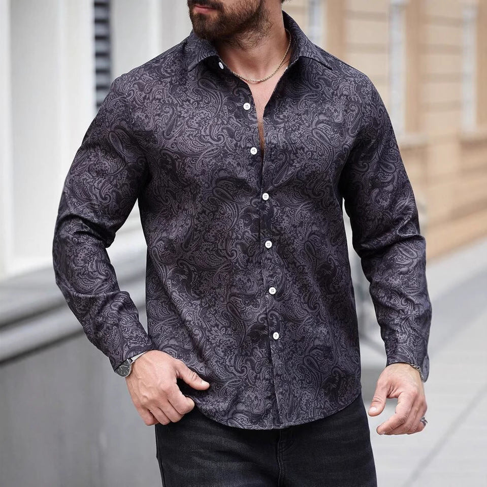 Männer Hemd Paisley Muster Modern Berlin