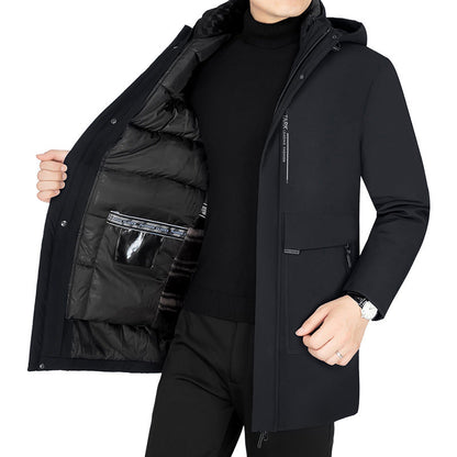 Herren Winterjacke Wasserdicht Warm mit Kapuze