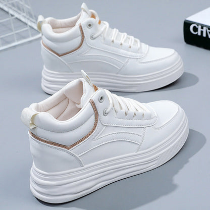 Damen Sneaker High Top Dämpfung Moderne Designsportschuhe - BerlinGlamour