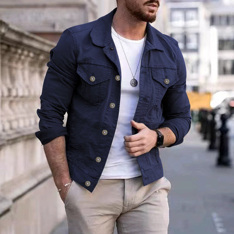 Herren Lederjacke Modern Glamour Style