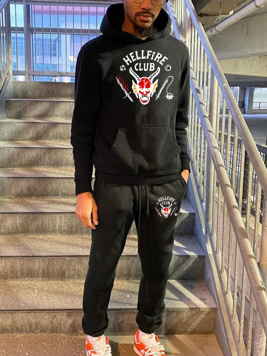 Herren Sportanzug Kapuzenpullover Jogginghose Set Streetwear Design - BerlinGlamour