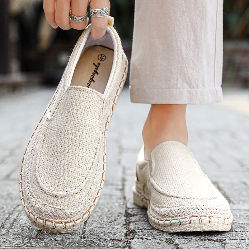 Damen Espadrilles Bequem Elastisch Ökologisch