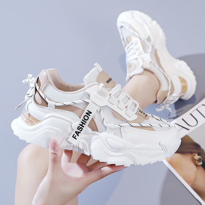 Damen Sneaker Atmungsaktiv Chunky Mode Schuhe