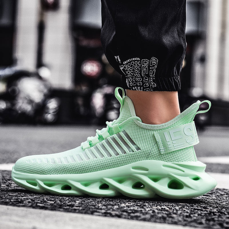 Damen Sneaker Sportlich Atmungsaktiv Laufschuhe Flexibel