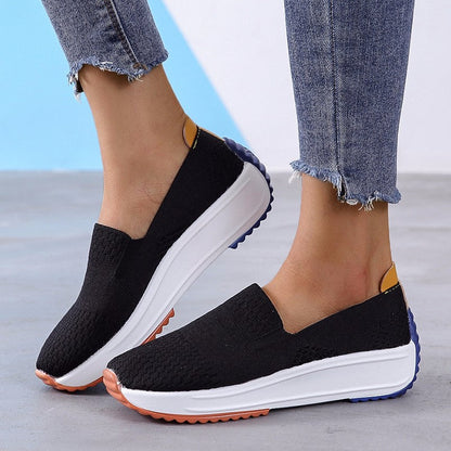 Damen Sneaker Sportlich Atmungsaktiv Netzstoff - BerlinGlamour