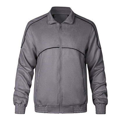 Herren Übergangsjacke Elastisch Sportlich mit Bündchen