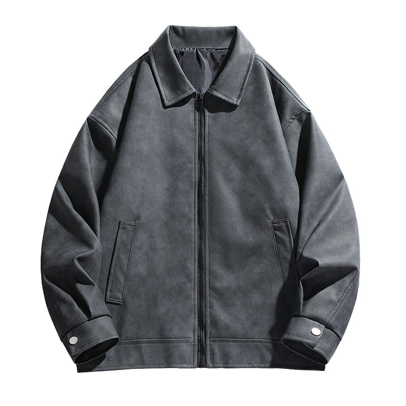 Herren Oversized Jacke Lässig Mit Taschen Großes Design