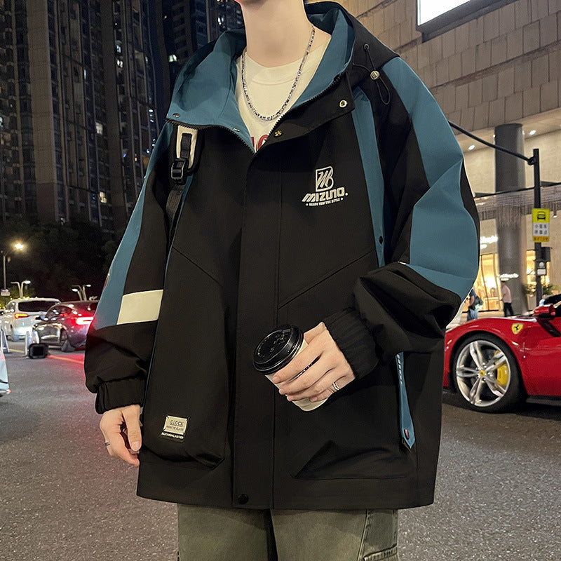 Herren Freizeitjacke Winddicht Modern Sportlich