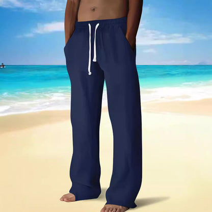 Herren Strandhose Leicht Freizeithose Sommer