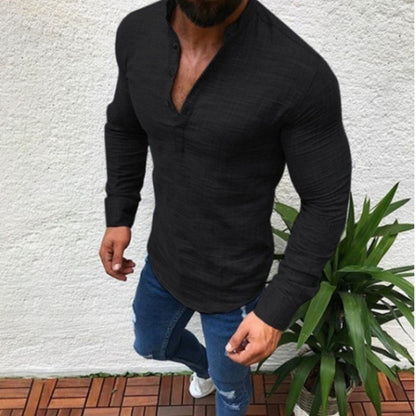 Herren Langarmhemd Elegant Modern Berlin