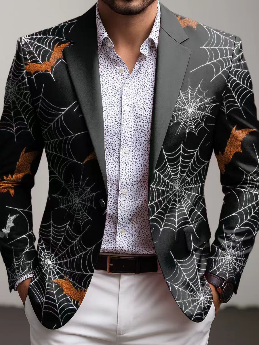 Herren Blazer mit Einstecktuch Modern Berlin Style