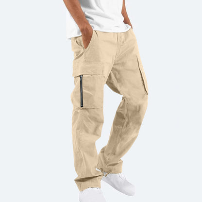 Herren Cargo-Hose Bequem Multi-Taschen Trendig