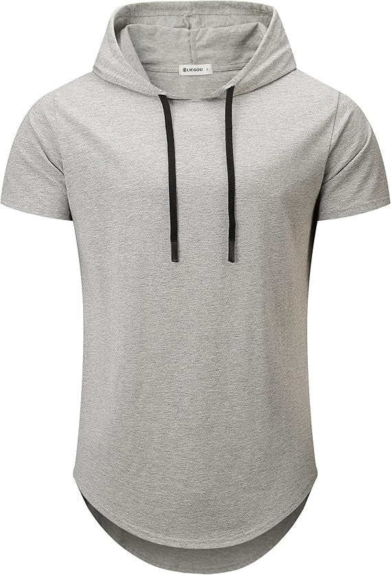 Herren Hoodie T-Shirt Kurzarm Modern Schnitt