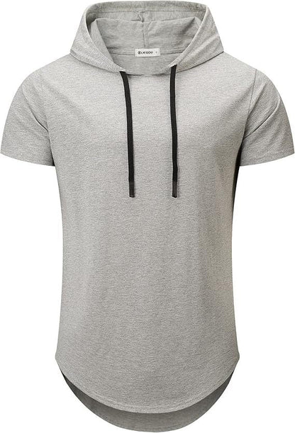 Herren Hoodie T-Shirt Kurzarm Modern Schnitt