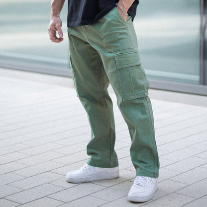 Herren Cargo-Hose Bequem Funktionale Taschen Outdoor