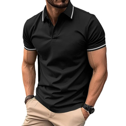 Herren Polohemd Kurzarm Sportlich Modern