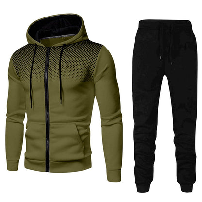 Herren Kapuzenset Mit Taschen Modern Stylish
