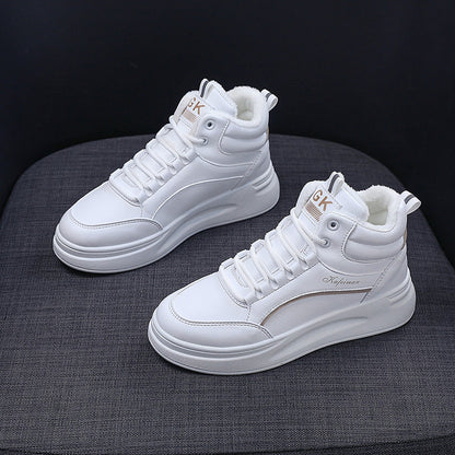 Damen Sneaker High-Top Warm Gefüttert Winter