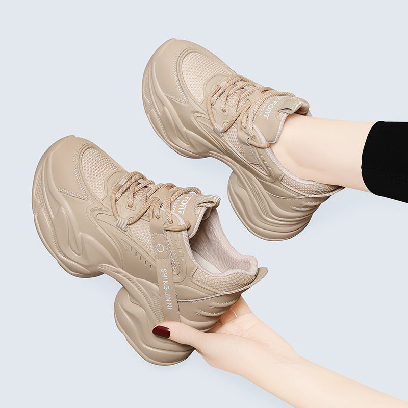 Damen Sneaker Atmungsaktiv Komfort Schuhe Mit Dämpfung