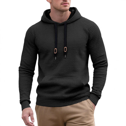 Herren Kapuzenpullover Strukturiert Modern Glamour Style