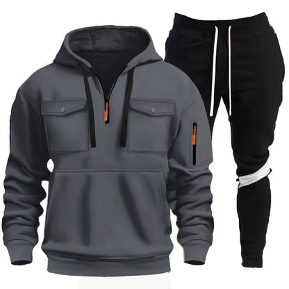 Herren Kapuzenjacke Sportlich mit Sporthose