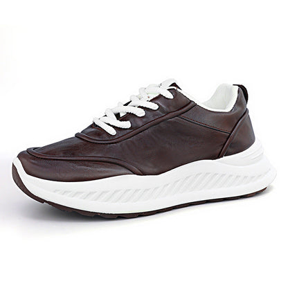 Damen Sneaker Leder Sportlich Lauffreudig Atmungsaktiv