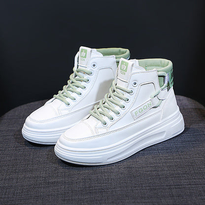 Damen Sneaker High-Top atmungsaktiv mit Schnürsystem