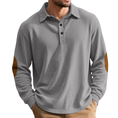 Herren Pullover Klassisch Button Down Modern