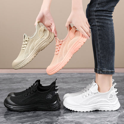 Damen Sneaker Atmungsaktiv Bequem Freizeit Schuhe