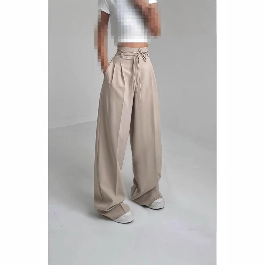 Damen Hose Hochbund Weite Bequem Elegant - BerlinGlamour
