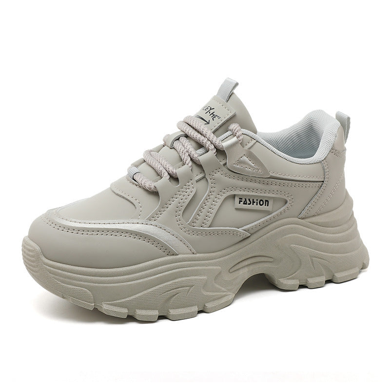 Damen Sneaker Sportlich Chunky Rutschfest Komfortabel