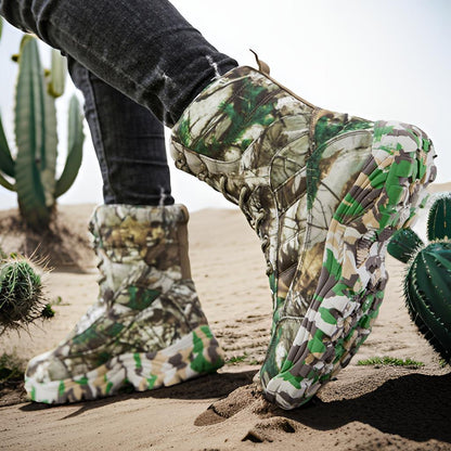 Herren Outdoor-Stiefel Camouflage wasserdicht isoliert - BerlinGlamour