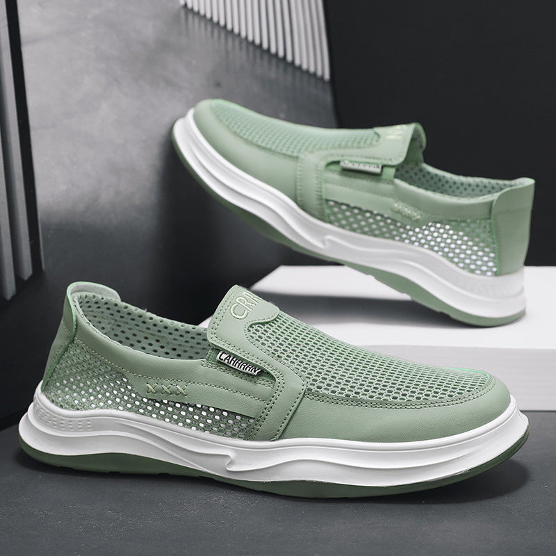 Damen Sneaker Slip-On atmungsaktiv bequem Mode